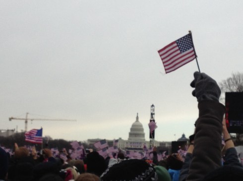 Taken by my friend Leslie at the Inauguration. 